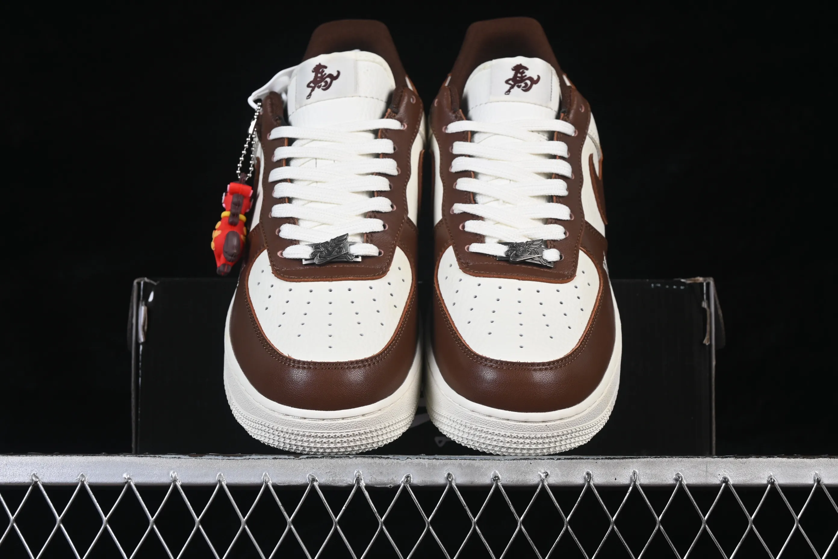 All categories Nk Air Force 1 Air Force series Nk Air Force 1 Low Air Force low-top Nike Air Force 1'07 Low Year of the Horse limited brown rhyme milky white Air Force 1 low-top casual sneakers XY9025-008